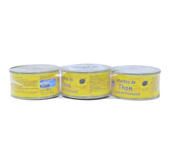 LP MIETTES DE THON A L’HUILE DE TOURNESOL 80G