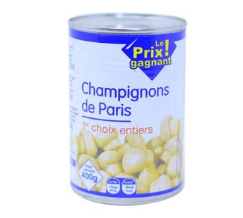 LPG CHAMPIGNOS DE PARIS 1 CHOIX ENTIERS 400G