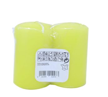 BOUGIES JAUNE 2’S 48X80MM