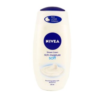 NIVEA MOISTURE SOFT SHOWER GEL 250ML