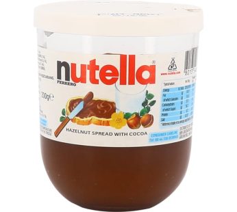 NUTELLA HAZELNUT SPREAD WITH COCOA 200G