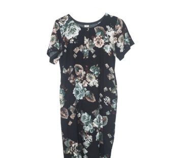 Top Dress with Flower Prints