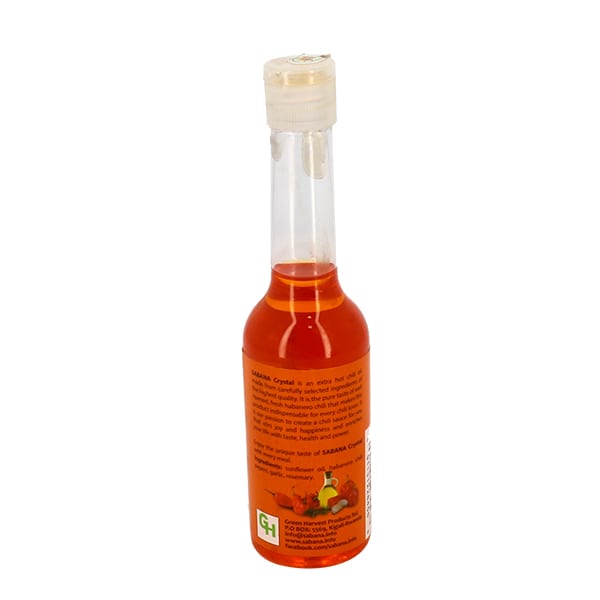 SABANA CRYSTAL EXTRA HOT CHILLI OIL 100ML - Image 2