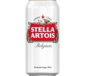 STELLA ARTOIS PREMIUM LAGER BEER CAN 500ML