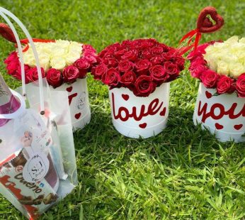 Champagne with Flowers (and Chocolate)