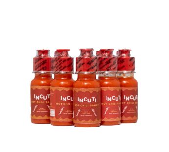 INCUTI Hot Chili Sauce 5 Bottles of 75g