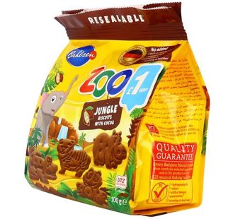 BAHLSEN ZOO JUNGLE WITH COCOA BISCUITS 100G