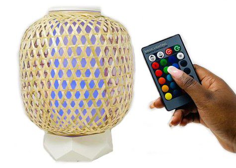 Bamboo Lamp LED Color