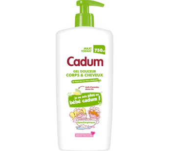 CADUM GEL DOUCEUR CORPS N CHEVEUX AMANDE 750ML