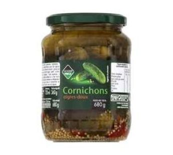LP CORNICHONS AIGRES DOUX 680G