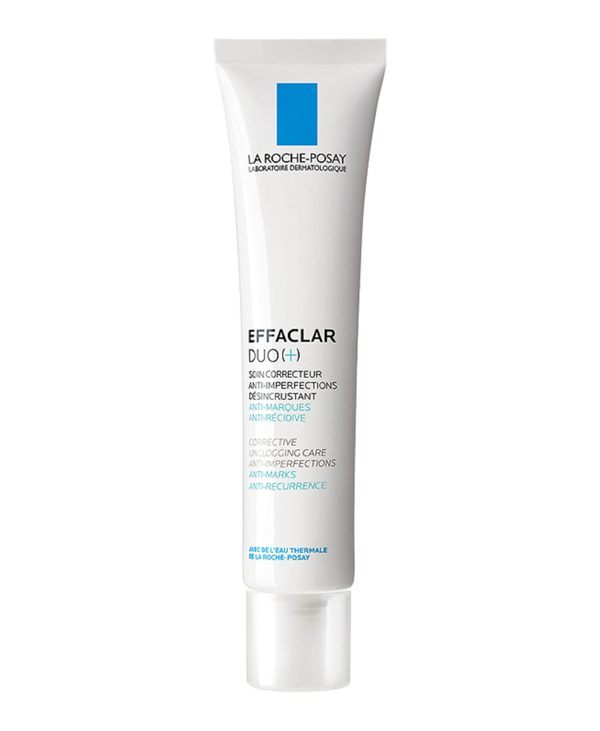 Effaclar Duo cream exfoliates dead skin and excess sebum