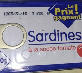 LPG SARDINES A LA SAUCE TOMATE(HUILE VEGET) 120G
