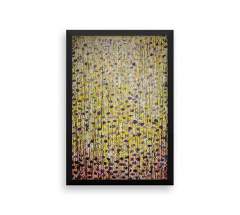 Framed poster – Gratitude – Original painting by Kenneth Nkusi (acrylics on canvas)