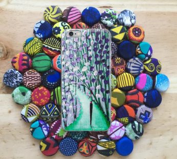 IPhone case – Dear Mum III – African art – Original painting by Kenneth Nkusi (acrylics on canvas) – 7/7+/8/8+/X