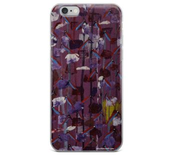 iPhone Case – Contentment detail – African art – Original painting by Kenneth Nkusi (acrylics on canvas) – 6/6S/6+/6S+/7/7+/8/8+/X