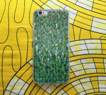 iPhone Case – Love Birds Series III – African art – Original painting by Kenneth Nkusi (acrylics on canvas) – 7/7+/8/8+/X