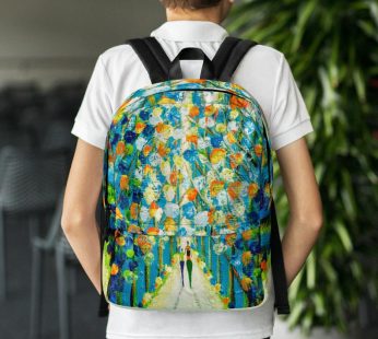 Responsible Backpack – Original painting print by Nkusi Kenneth – African art