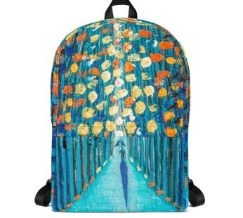 Dear Mum Backpack – Original painting print by Nkusi Kenneth – African Art