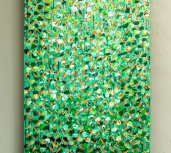 United I – Original painting by Nkusi Kenneth – Acrylics on canvas – African art – Green nature inspiration