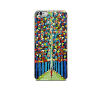 iPhone Case – Dear Mum IV – African art – Original painting by Kenneth Nkusi (acrylics) – iPhone 7/7+/8/8+/X/XR/Xs/Xs Max