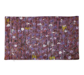 Contentment Pillow case – Original painting print by Nkusi Kenneth – African artwork – Purple