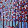 Romance Series II - Original painting by Nkusi Kenneth - Acrylics on canvas - Lovers