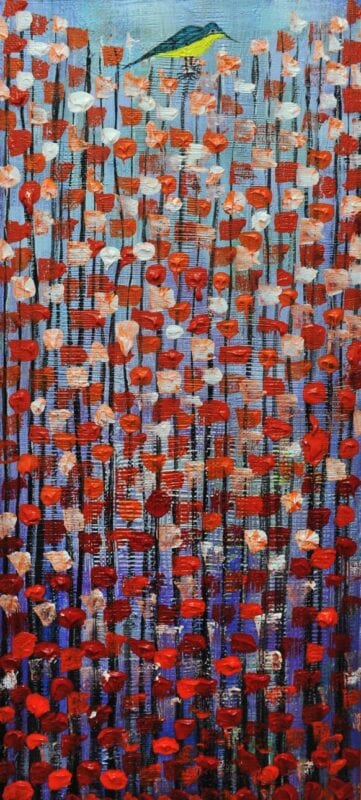 Solitude Series IV - Original painting by Nkusi Kenneth - Acrylics on canvas