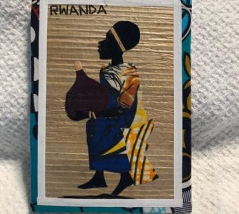 Wooden Hand Painted Picture Card