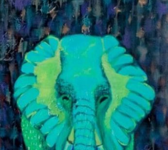 Still Series II – Original coffee painting by Kenneth Nkusi – Coffee and acrylics on canvas – African art – Coffee Art