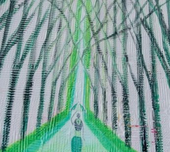 Dear Mum Series V – Original painting by Kenneth Nkusi – Acrylics on canvas – African art