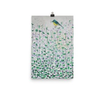 Poster – Solitude – Original painting by Kenneth Nkusi (acrylics on canvas)