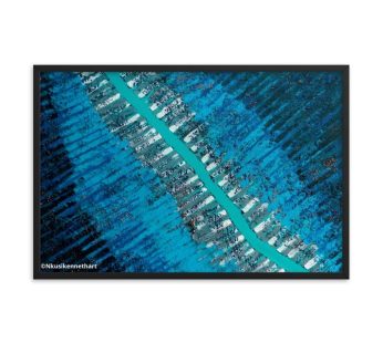 Regeneration Series – Framed poster – Coffee Acrylics – Nkusi Kenneth Art