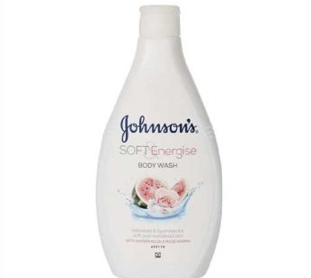 JOHNSONS BODY WASH SOFT N ENERGISE 400ML