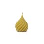 Beautiful Yellow Torsade Candles-Bees Wax