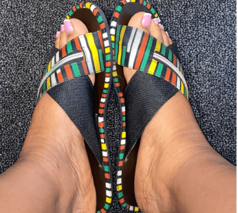 Iwacu Kitenge sandals