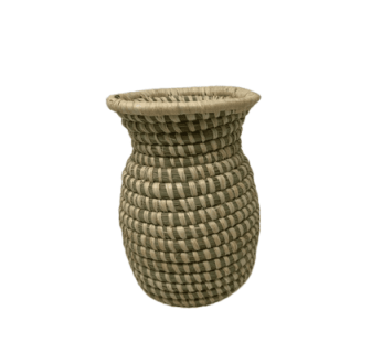 Hand craft sisal oval basket